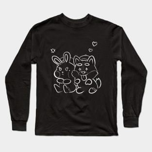 Corgi Love Bunny Long Sleeve T-Shirt